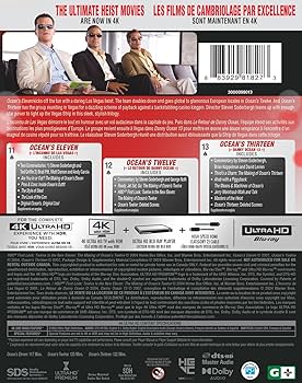 Ocean's Trilogy (BIL/4K Ultra HD) [Blu-ray]: Amazon.ca